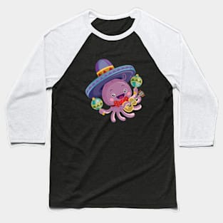 Happy little octopus Baseball T-Shirt